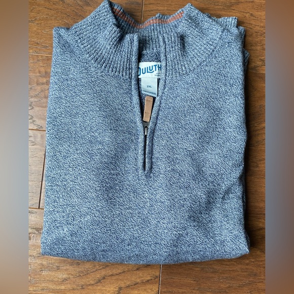 Duluth Trading Co Strongarm 1/4 zip sweater - Picture 1 of 7